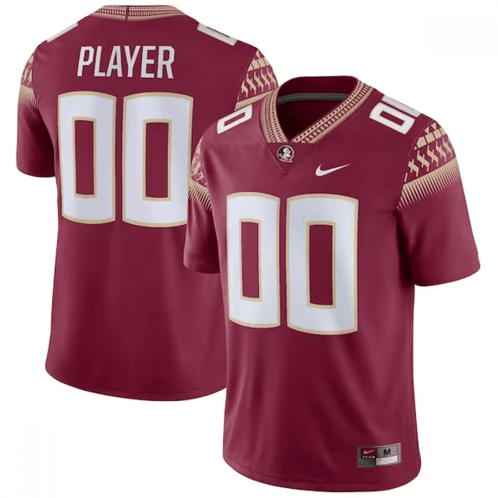 Men’s Florida State Seminoles ACTIVE PLAYER Custom Red Stitched Jersey
