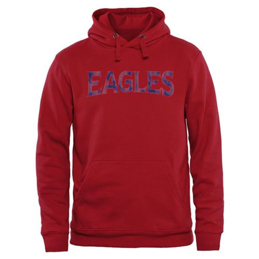 American Eagles Classic Wordmark Pullover Hoodie Red