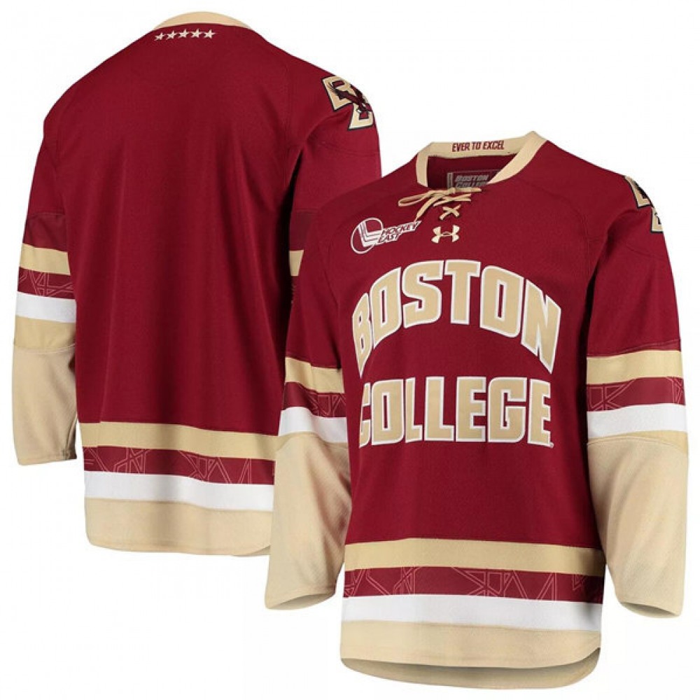 Men’s Under Armour Maroon Boston Red Stitched Jersey