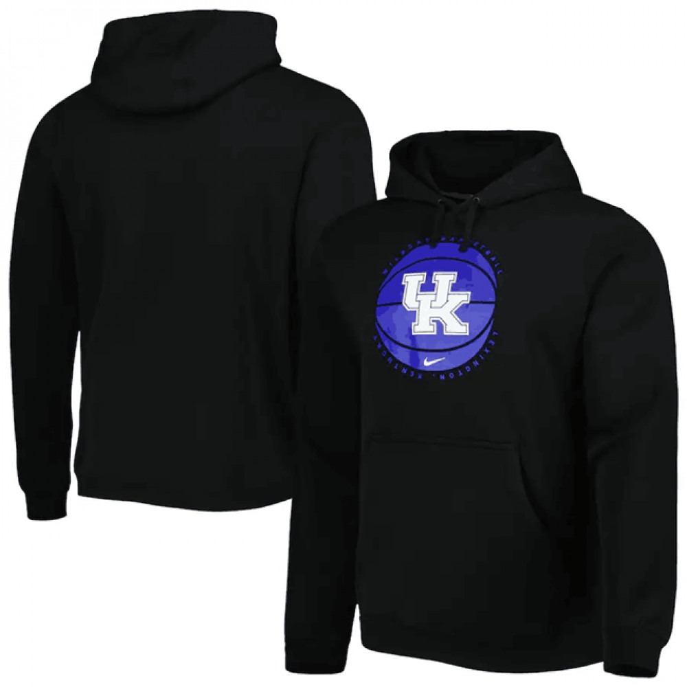 Men’s Kentucky Wildcats Black Basketball Pullover Hoodie