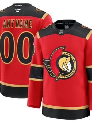 Men's Ottawa Senators Red Alternate Custom Premium Jersey