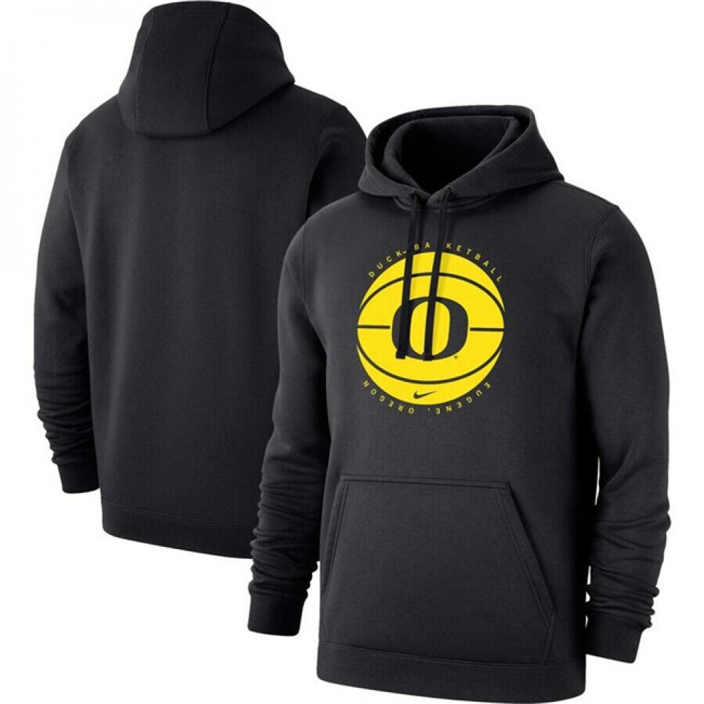 Men’s Oregon Ducks Black Basketball Pullover Hoodie