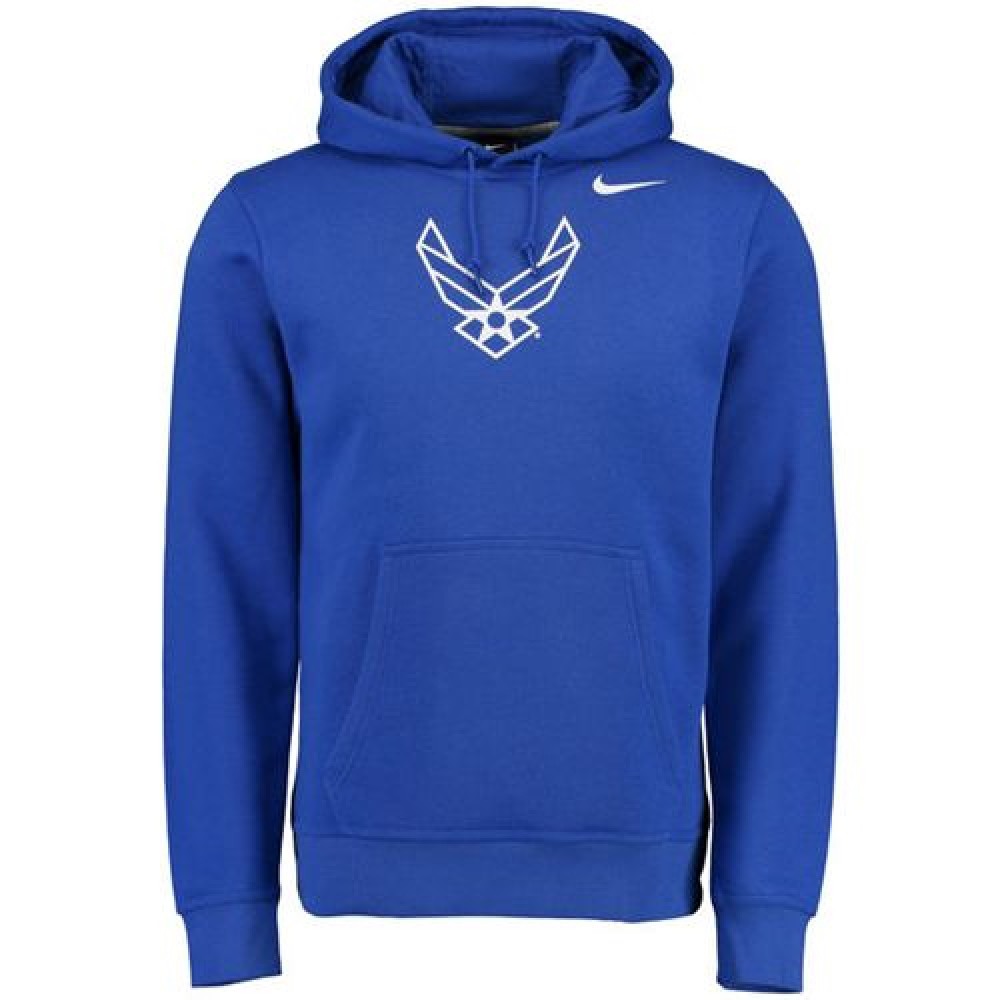 Air Force Falcons Big Logo Fleece Hoodie Royal