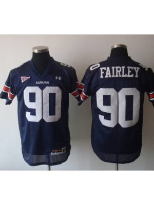 Tigers #90 Fairley Blue Stitched NCAA Jersey