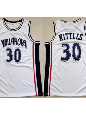 Villanova Wildcats #30 Kerry Kittles White 1996-97 College Basketball Stitched Jersey