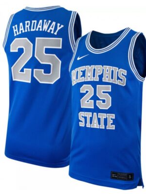 Men's Memphis Tigers #25 Penny Hardaway Blue Stitched Basketball Jersey