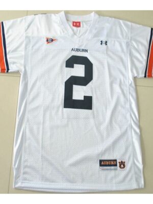 2012 New Tigers #2 Newton White Stitched NCAA Jersey
