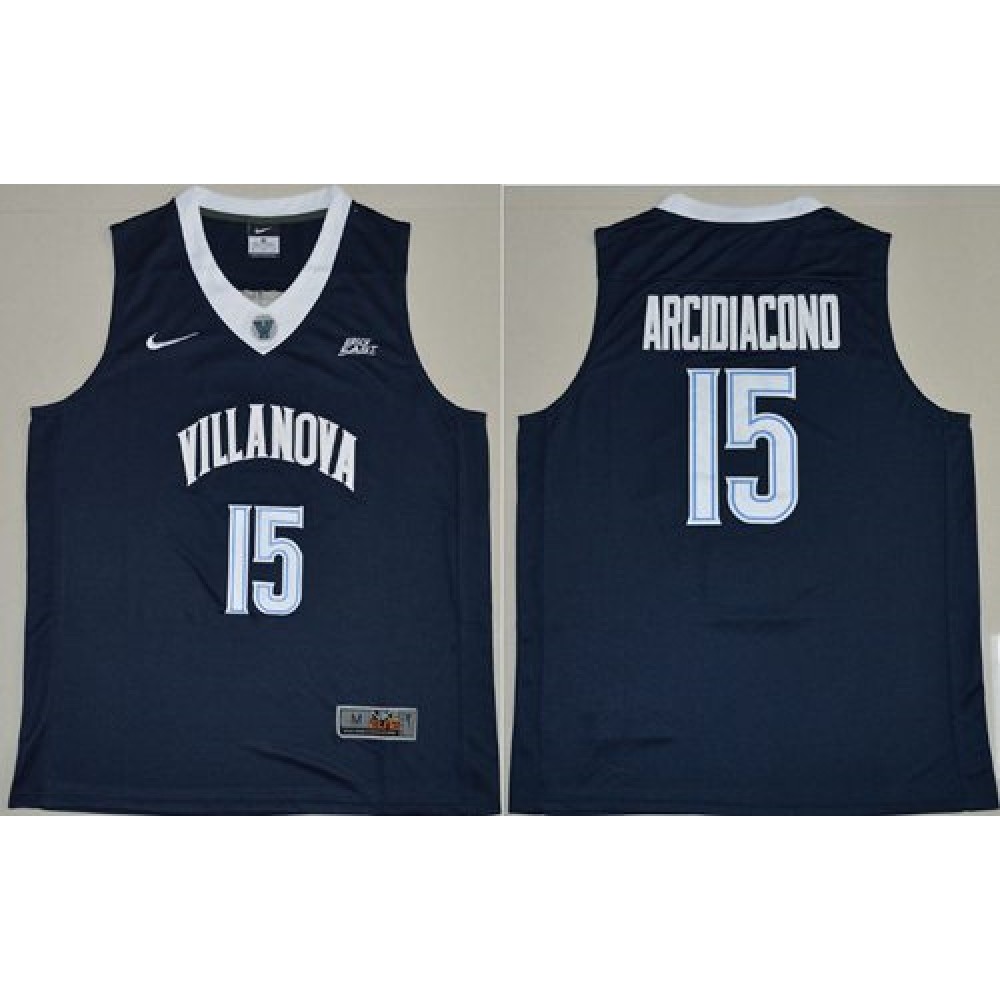 Villanova Wildcats #15 Ryan Arcidiacono Navy Blue Basketball Stitched NCAA Jersey