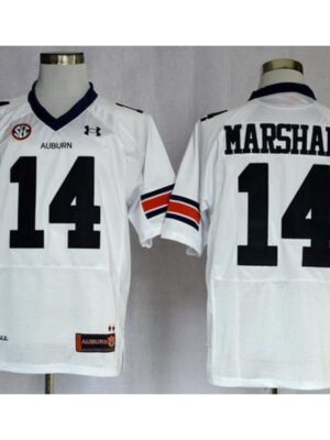 Tigers #14 Nick Marshall White Stitched NCAA Jersey