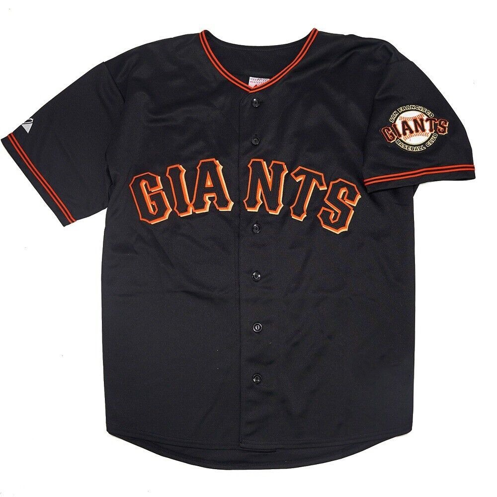 Men’s San Francisco Giants ACTIVE Player Custom Black Cool Base Stitched Baseball Jersey