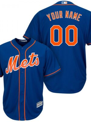 New York Mets Personalized Blue stitched MLB Jersey