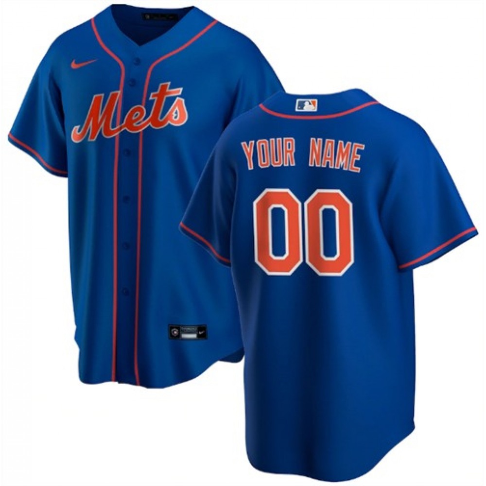 Men’s New York Mets Customized Stitched MLB Jersey