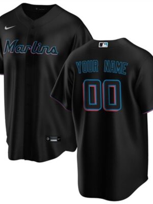 Men's Miami Marlins Customized Stitched MLB Jersey