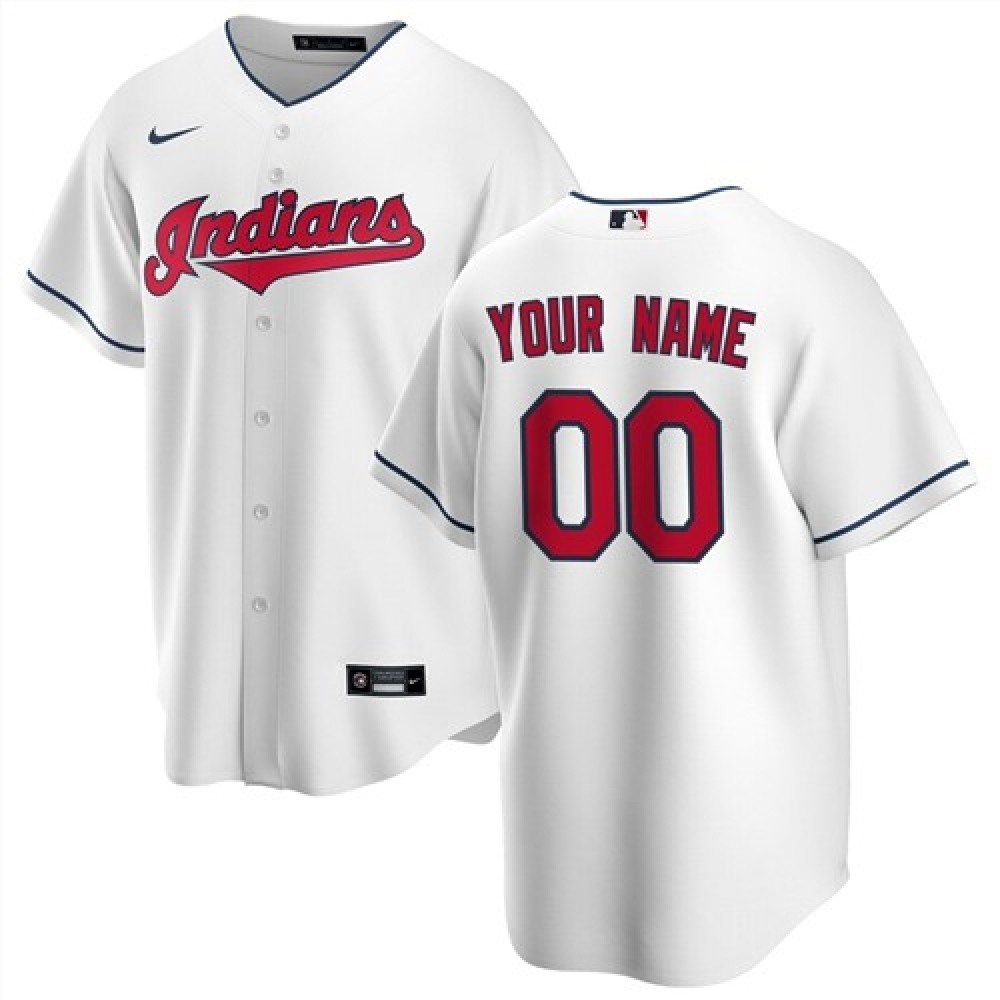 Men’s Cleveland indians Customized Stitched MLB Jersey