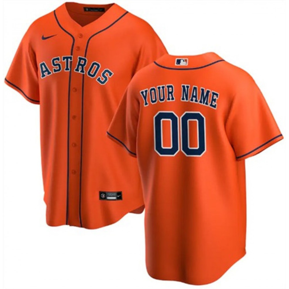 Men’s Houston Astros Customized Stitched MLB Jersey