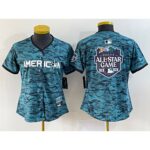 Youth 2023 All-star Teal Big Logo Stitched Baseball Jersey