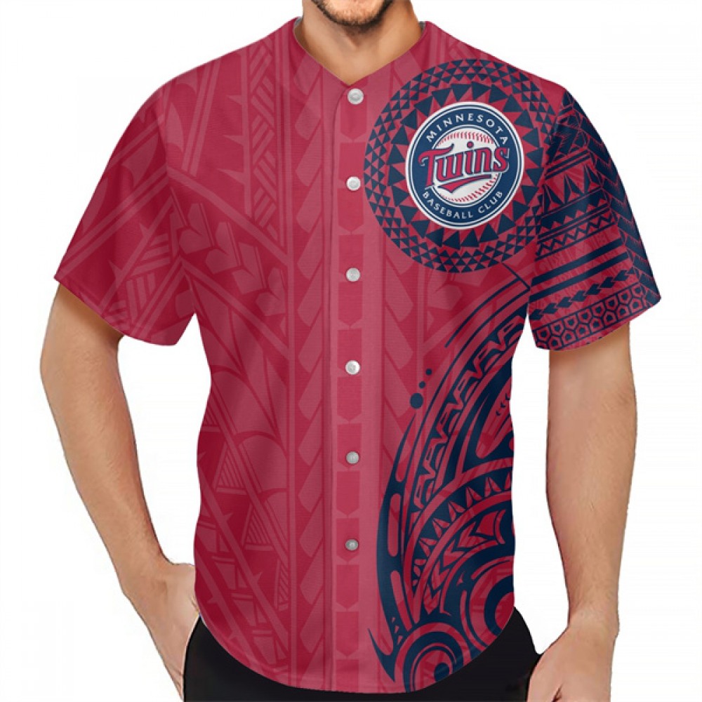Men’s Minnesota Twins Red Baseball Jersey