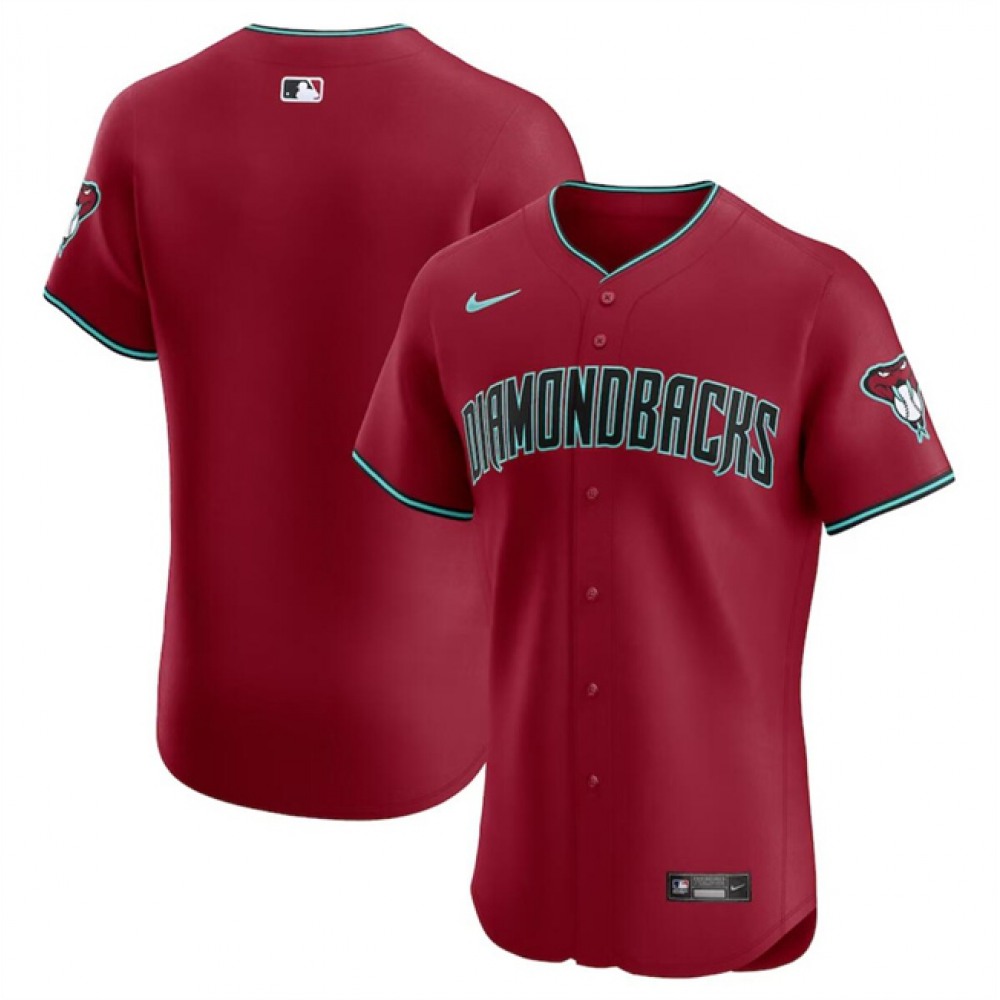 Men’s Arizona Diamondbacks Blank Red Flex Base Stitched Jersey