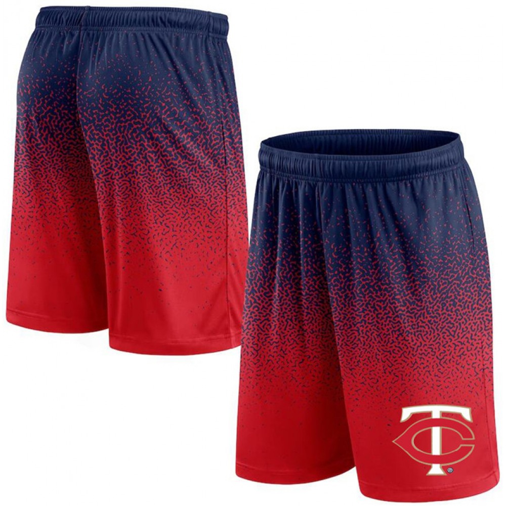 Men’s Minnesota Twins Navy/Red Ombre Shorts