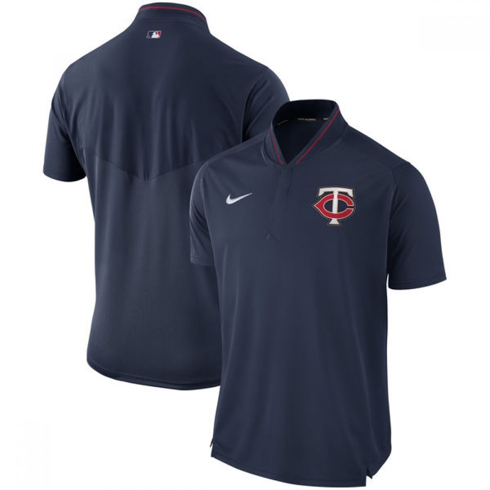 Men’s Minnesota Twins Navy Authentic Collection Elite Performance Polo