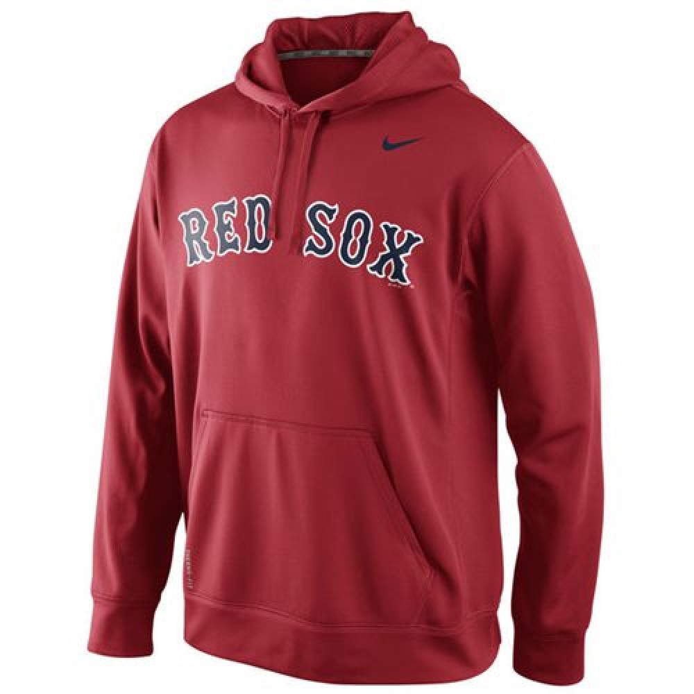 Boston Red Sox Men’s KO Wordmark Perfomance Red MLB Hoodie