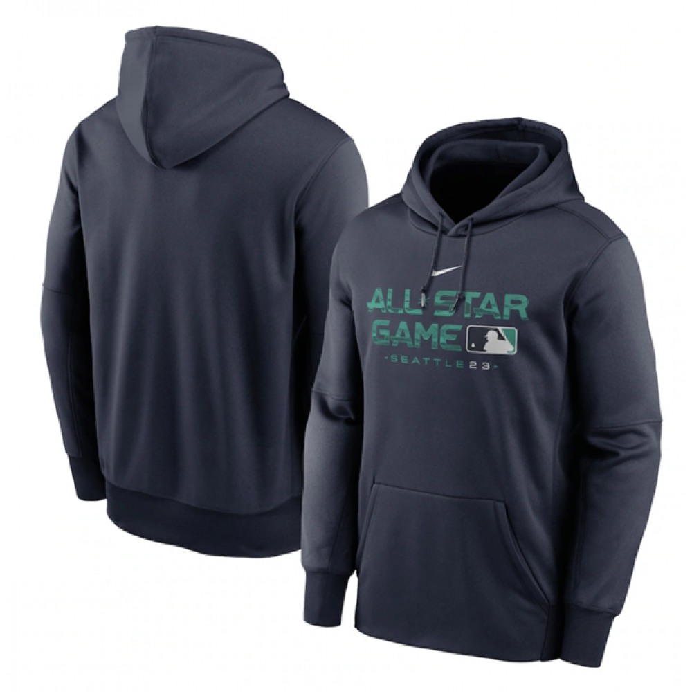 Men’s All-star 2023 Navy Therma Fleece Pullover Hoodie