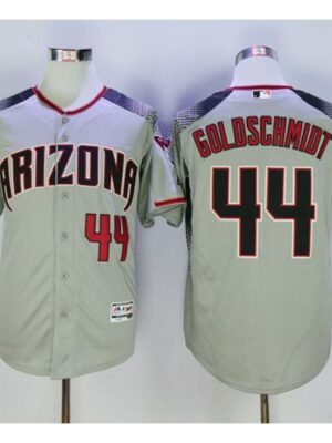 Diamondbacks #44 Paul Goldschmidt Gray/Brick New Cool Base Stitched MLB Jersey