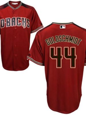 Diamondbacks #44 Paul Goldschmidt Red/Brick New Cool Base Stitched MLB Jersey