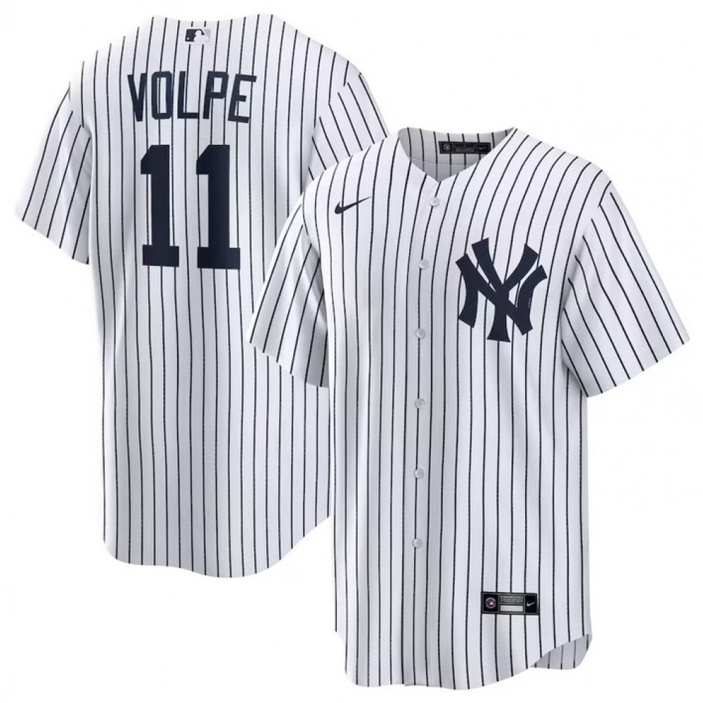Men’s New York Yankees #11 Brett Gardner White Cool Base Stitched Baseball Jersey