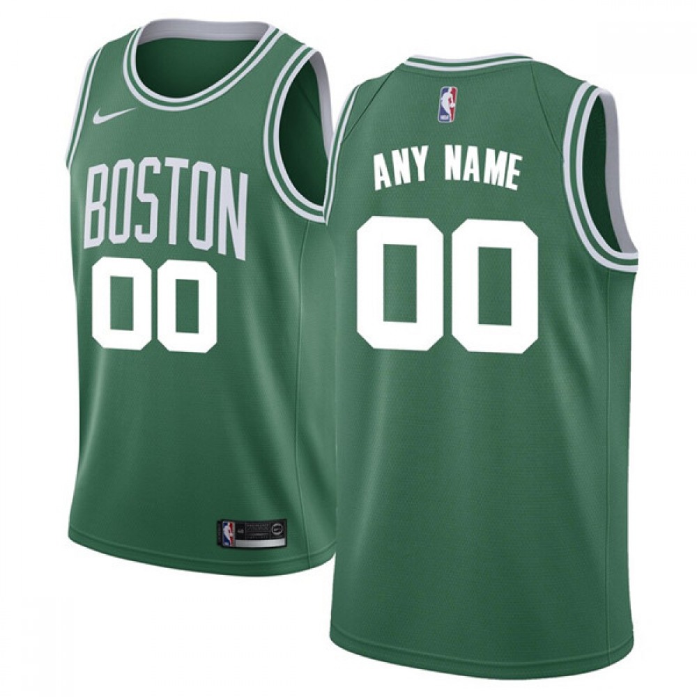 Men’s Boston Celtics Green Customized Stitched NBA Jersey