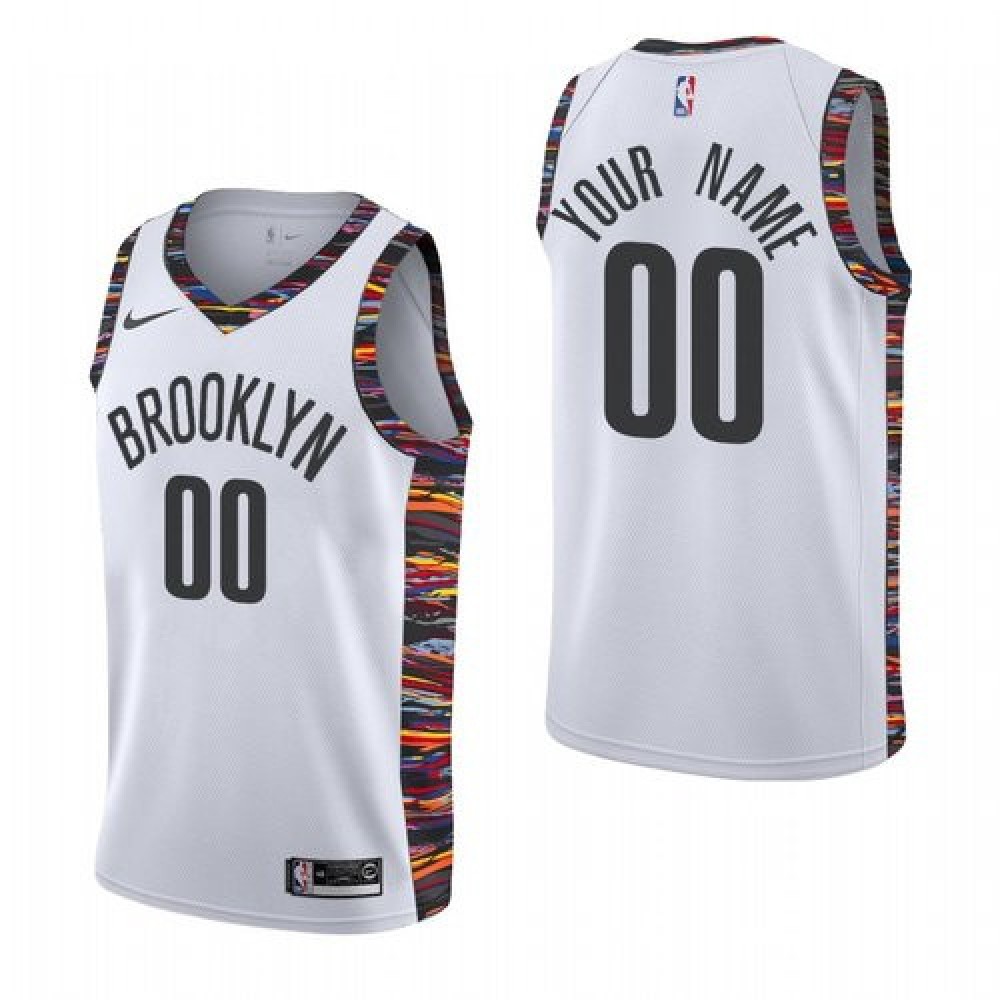 Men’s Brooklyn Nets Customized Stitched NBA Jersey