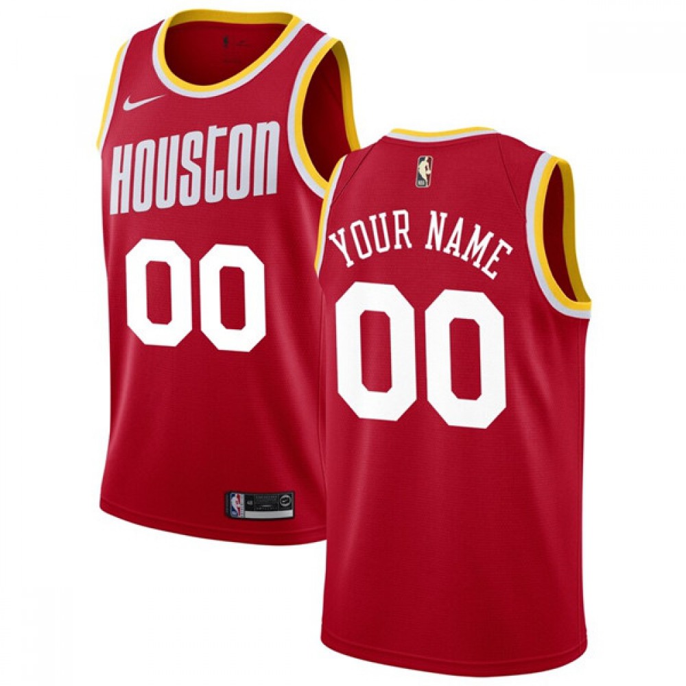 Men’s Houston Rockets Customized Stitched NBA Jersey