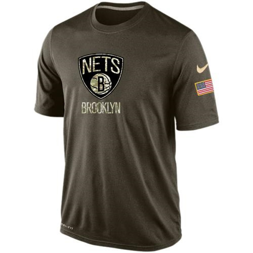 Men’s Brooklyn Nets Salute To Service Dri-FIT T-Shirt