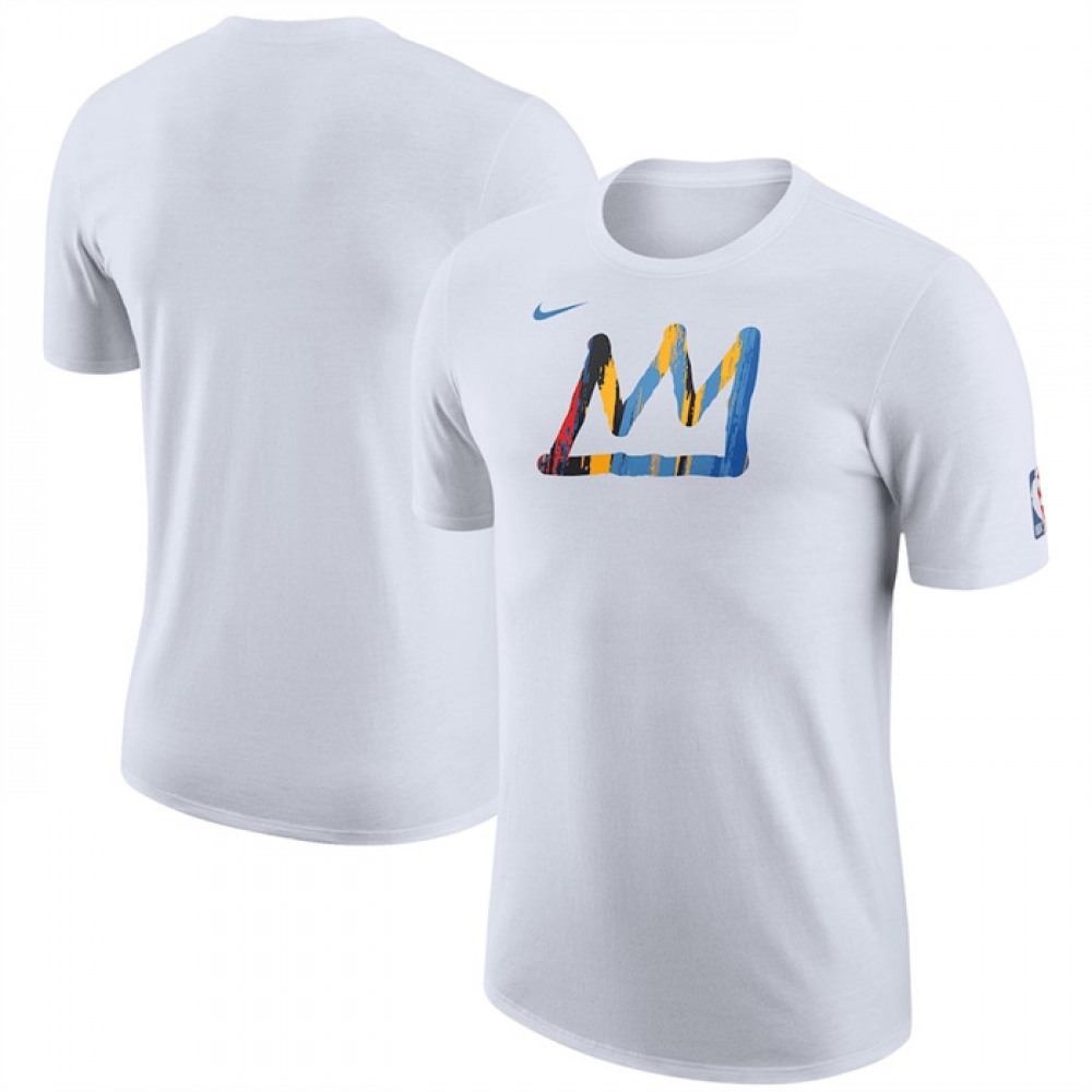 Men’s Brooklyn Nets White 2022/23 City Edition Essential Warmup T-Shirt