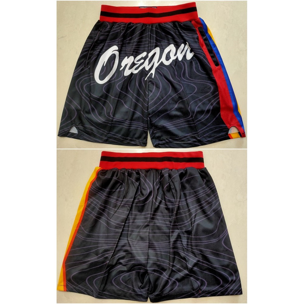Men’s Portland Trail Blazers Black Shorts (Run Small)