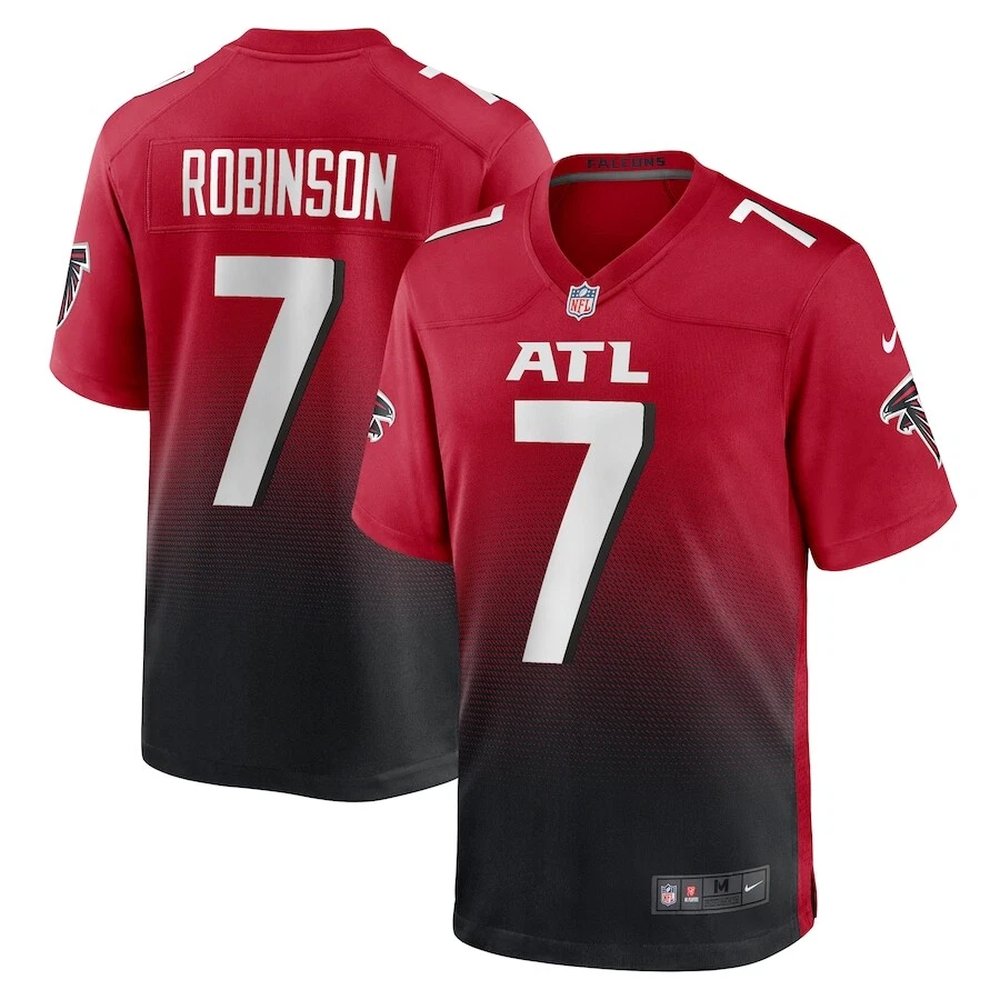 Men’s Atlanta Falcons #7 Bijan Robinson Nike Red Vapor F.U.S.E. Limited Jersey