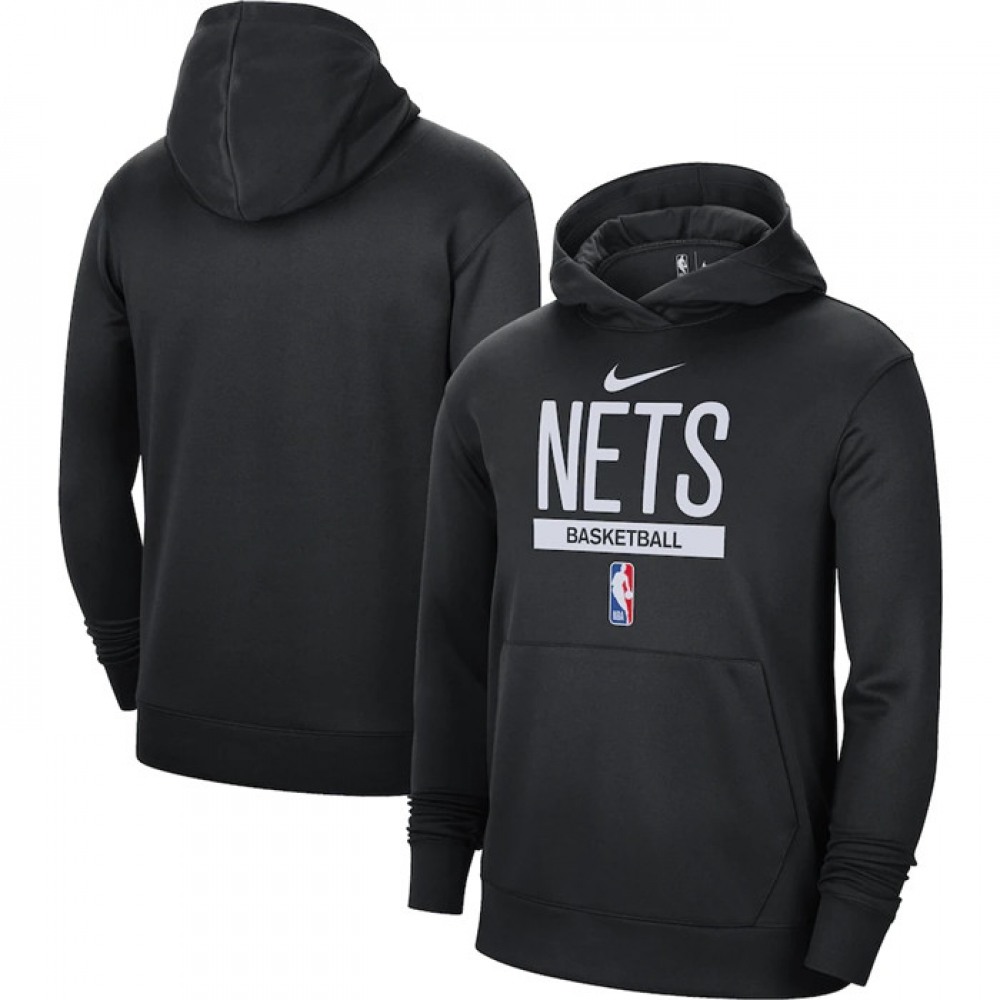 Men’s Brooklyn Nets Black Spotlight Fleece Overhead Hoodie