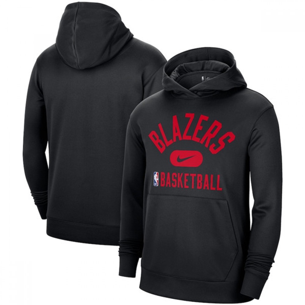 Men’s Portland Trail Blazers 2021 Black Spotlight Pullover Hoodie