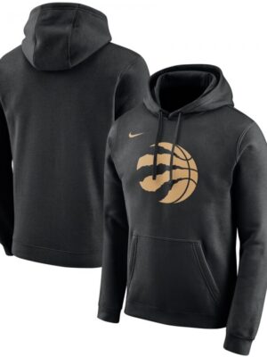 Men's Toronto Raptors Black City Edition Club Pullover Hoodie