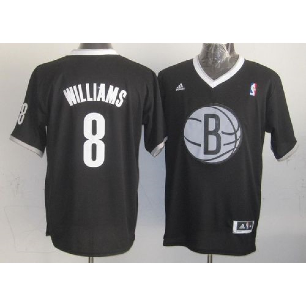 Nets #8 Deron Williams Black 2013 Christmas Day Swingman Stitched NBA Jersey