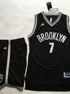 Nets #7 Jeremy Lin Black A Set Stitched NBA Jersey