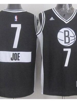 Nets #7 Joe Johnson Black 2014-15 Christmas Day Stitched NBA Jersey