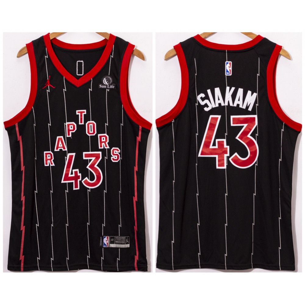Men’s Toronto Raptors #43 Pascal Siakam Black Stitched Jersey