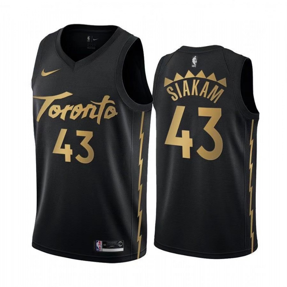 Men’s Toronto Raptors #43 Pascal Siakam Black 2019 City Edition Stitched NBA Jersey