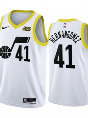Men's Utah Jazz #41 Juancho Hernang