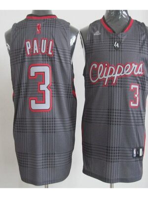 Clippers #3 Chris Paul Black Rhythm Fashion Stitched NBA Jersey