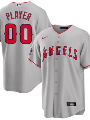 Youth Los Angeles Angels Nike Gray 2025 MLB All-Star Game Away Custom Replica Jersey