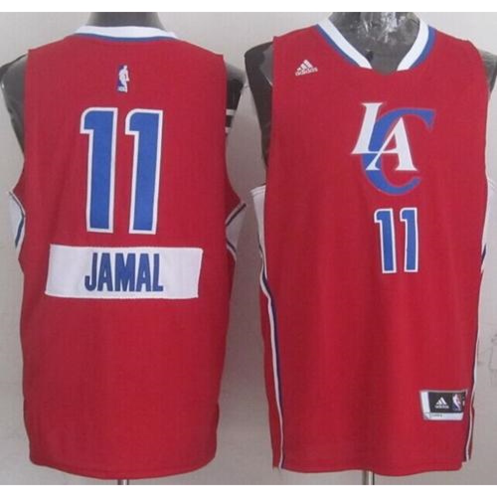 Clippers #11 Jamal Crawford Red 2014-15 Christmas Day Stitched NBA Jersey