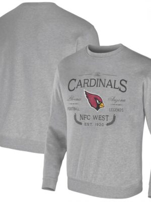 Men's Arizona Cardinals Gray Darius Rucker Collection Pullover Sweatshirt