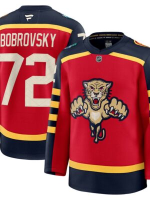Men's Florida Panthers #72 Sergei Bobrovsky Red NHL 2026 Winter Classic Premium Jersey